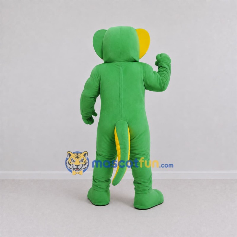 Custom Green and Yellow Cobra Mascot Costume Adult Full Body Suit for Reptile Events Custom Green and Yellow Cobra Mascot Costume Adult Full Body Suit for Reptile Events