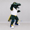 Custom Green and White Crocodile Mascot Costume Adult Full Body Suit for Sports Events Custom Green and White Crocodile Mascot Costume Adult Full Body Suit for Sports Events