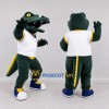 Custom Green and White Crocodile Mascot Costume Adult Full Body Suit for Sports Events Custom Green and White Crocodile Mascot Costume Adult Full Body Suit for Sports Events
