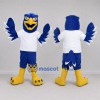 Custom Blue and White Bird Mascot Costume Adult Full Body Suit for Sports Events Custom Blue and White Bird Mascot Costume Adult Full Body Suit for Sports Events
