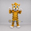 Custom Yellow and Black Tiger Mascot Costume Adult Full Body Suit for Jungle Events Custom Yellow and Black Tiger Mascot Costume Adult Full Body Suit for Jungle Events