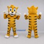 Custom Yellow and Black Tiger Mascot Costume Adult Full Body Suit for Jungle Events