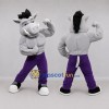 Custom Gray and Purple Horse Mascot Costume Adult Full Body Suit for Sports Events Custom Gray and Purple Horse Mascot Costume Adult Full Body Suit for Sports Events
