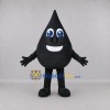Custom Black Oil Drop Mascot Costume Adult Full Body Suit for Energy Events Custom Black Oil Drop Mascot Costume Adult Full Body Suit for Energy Events