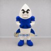 Custom White and Blue Rocket Mascot Costume Adult Full Body Suit for Space Events Custom White and Blue Rocket Mascot Costume Adult Full Body Suit for Space Events