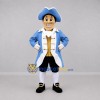 Custom Blue and White Colonial Patriot Mascot Costume Adult Full Body Suit for Historical Events Custom Blue and White Colonial Patriot Mascot Costume Adult Full Body Suit for Historical Events