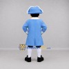 Custom Blue and White Colonial Patriot Mascot Costume Adult Full Body Suit for Historical Events Custom Blue and White Colonial Patriot Mascot Costume Adult Full Body Suit for Historical Events