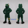 Custom Dark Green Lizard Mascot Costume Adult Full Body Suit for Reptile Events