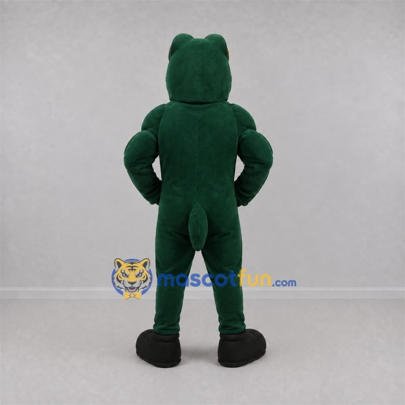 Custom Dark Green Lizard Mascot Costume Adult Full Body Suit for Reptile Events