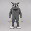 Custom Gray Rhinoceros Mascot Costume Adult Full Body Suit for Wildlife Events Custom Gray Rhinoceros Mascot Costume Adult Full Body Suit for Wildlife Events