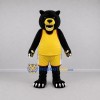Custom Black and Yellow Bear Mascot Costume Adult Full Body Suit for Sports Events Custom Black and Yellow Bear Mascot Costume Adult Full Body Suit for Sports Events