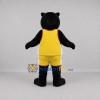 Custom Black and Yellow Bear Mascot Costume Adult Full Body Suit for Sports Events Custom Black and Yellow Bear Mascot Costume Adult Full Body Suit for Sports Events