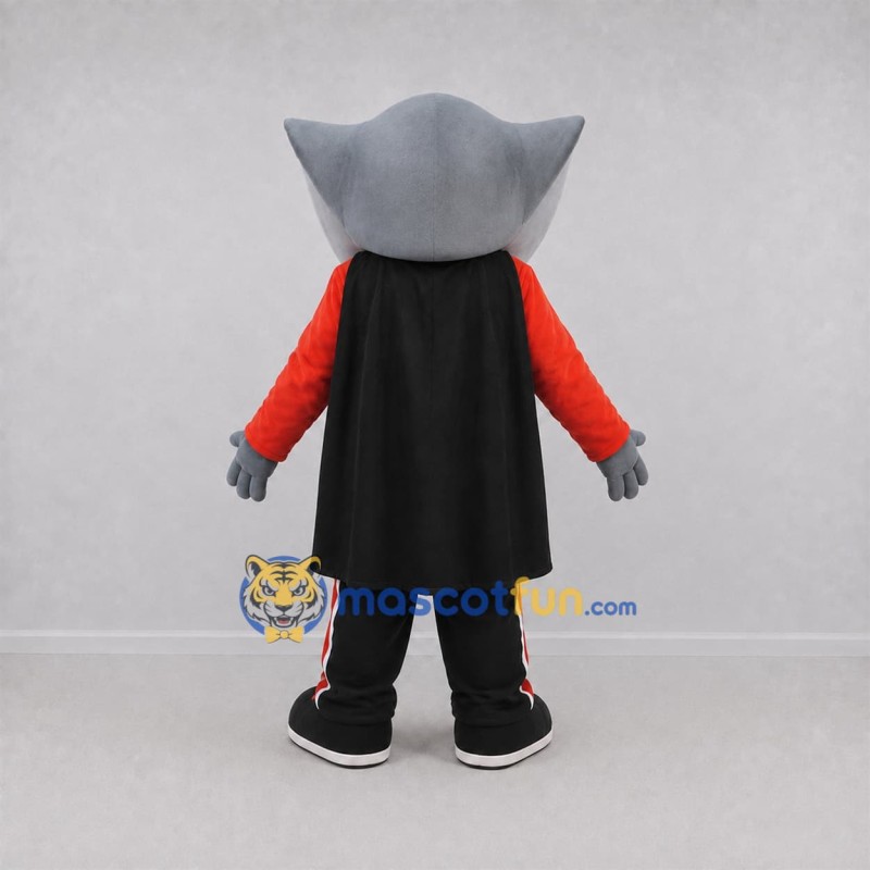 Custom Gray and Red Stingray Mascot Costume Adult Full Body Suit for Sports Events Custom Gray and Red Stingray Mascot Costume Adult Full Body Suit for Sports Events