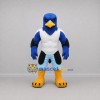 Custom Blue and White Bird Mascot Costume Adult Full Body Suit for Sports Events Custom Blue and White Bird Mascot Costume Adult Full Body Suit for Sports Events