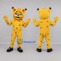Custom Yellow and Black Lynx Mascot Costume Adult Full Body Suit for Wildlife Events
