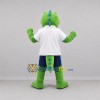 Custom Green and Blue Dinosaur Mascot Costume Adult Full Body Suit for Dinosaur Events Custom Green and Blue Dinosaur Mascot Costume Adult Full Body Suit for Dinosaur Events