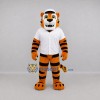 Custom Orange and White Tiger Mascot Costume Adult Full Body Suit for Baseball Games Custom Orange and White Tiger Mascot Costume Adult Full Body Suit for Baseball Games