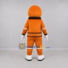 Custom Orange and White Astronaut Mascot Costume Adult Full Body Suit for Space Events Custom Orange and White Astronaut Mascot Costume Adult Full Body Suit for Space Events