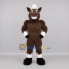 Custom Brown and White Horse Mascot Costume Adult Full Body Suit for Sports Events Custom Brown and White Horse Mascot Costume Adult Full Body Suit for Sports Events