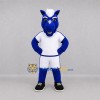 Custom Blue and White Horse Mascot Costume Adult Full Body Suit for Sports Events Custom Blue and White Horse Mascot Costume Adult Full Body Suit for Sports Events