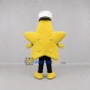 Custom Yellow and White Sailor Starfish Mascot Costume Adult Full Body Suit for Marine Events Custom Yellow and White Sailor Starfish Mascot Costume Adult Full Body Suit for Marine Events