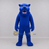 Custom Blue Panther Mascot Costume Adult Full Body Suit for Sports Events