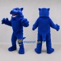 Custom Blue Panther Mascot Costume Adult Full Body Suit for Sports Events