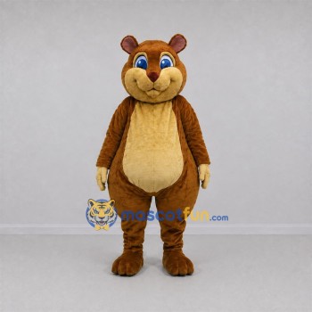 Custom Brown and Tan Squirrel Mascot Costume Adult Full Body Suit for Woodland Events Custom Brown and Tan Squirrel Mascot Costume Adult Full Body Suit for Woodland Events