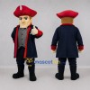 Custom Navy Blue and Red Colonial Patriot Mascot Costume Adult Full Body Suit for Historical Events Custom Navy Blue and Red Colonial Patriot Mascot Costume Adult Full Body Suit for Historical Events