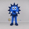 Custom Blue Germ Mascot Costume Adult Full Body Suit for Hygiene Awareness Events Custom Blue Germ Mascot Costume Adult Full Body Suit for Hygiene Awareness Events