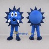 Custom Blue Germ Mascot Costume Adult Full Body Suit for Hygiene Awareness Events Custom Blue Germ Mascot Costume Adult Full Body Suit for Hygiene Awareness Events