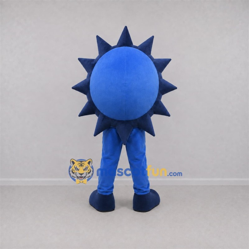Custom Blue Germ Mascot Costume Adult Full Body Suit for Hygiene Awareness Events Custom Blue Germ Mascot Costume Adult Full Body Suit for Hygiene Awareness Events