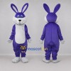 Custom Purple and White Rabbit Mascot Costume Adult Full Body Suit for Easter Events Custom Purple and White Rabbit Mascot Costume Adult Full Body Suit for Easter Events