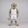 Custom Gray and White Bulldog Mascot Costume Adult Full Body Suit for Sports Events Custom Gray and White Bulldog Mascot Costume Adult Full Body Suit for Sports Events