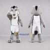 Custom Gray and White Wolf Mascot Costume Adult Full Body Suit for Sports Events Custom Gray and White Wolf Mascot Costume Adult Full Body Suit for Sports Events