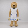 Custom Tan and White Lion Mascot Costume Adult Full Body Suit for Sports Events Custom Tan and White Lion Mascot Costume Adult Full Body Suit for Sports Events
