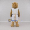 Custom Tan and White Lion Mascot Costume Adult Full Body Suit for Sports Events Custom Tan and White Lion Mascot Costume Adult Full Body Suit for Sports Events
