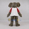 Custom Gray and White Elephant Mascot Costume Adult Full Body Suit for Sports Events Custom Gray and White Elephant Mascot Costume Adult Full Body Suit for Sports Events