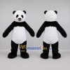 Custom Black and White Panda Mascot Costume Adult Full Body Suit for Wildlife Events Custom Black and White Panda Mascot Costume Adult Full Body Suit for Wildlife Events