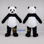 Custom Black and White Panda Mascot Costume Adult Full Body Suit for Wildlife Events