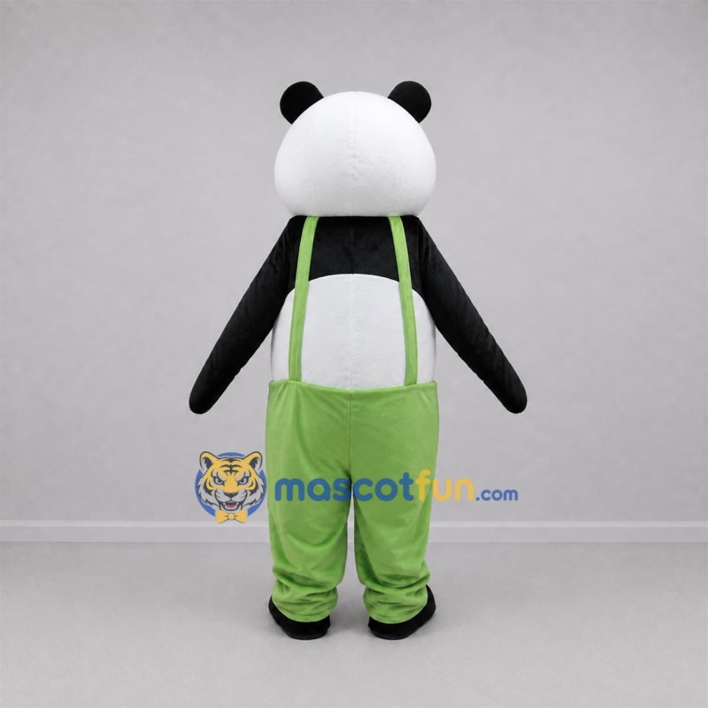 Custom Black and White Panda Mascot Costume Adult Full Body Suit for School Events Custom Black and White Panda Mascot Costume Adult Full Body Suit for School Events