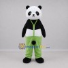Custom Black and White Panda Mascot Costume Adult Full Body Suit for School Events Custom Black and White Panda Mascot Costume Adult Full Body Suit for School Events