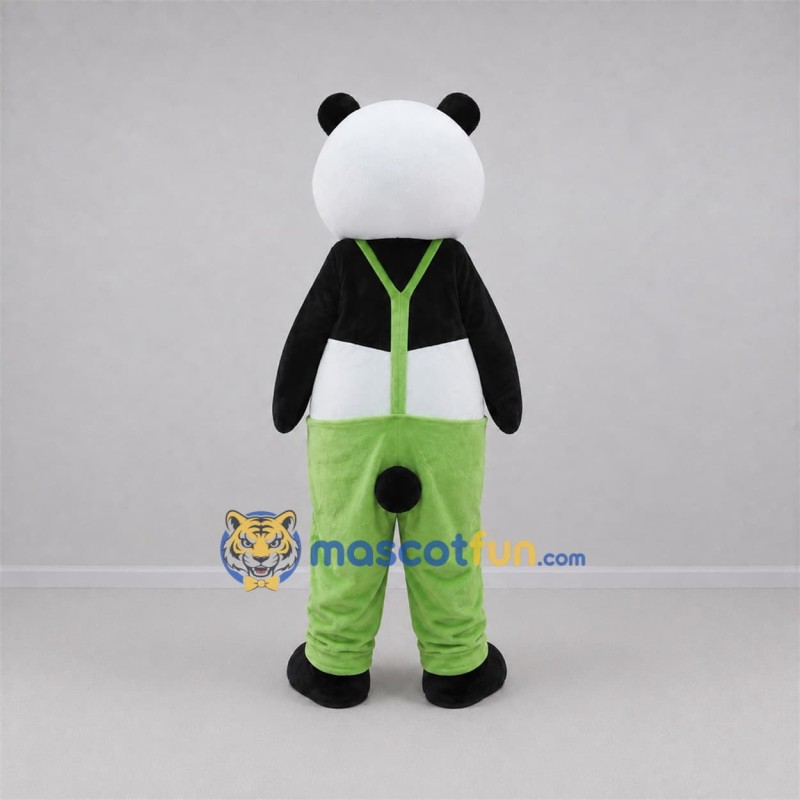 Custom Black and White Panda Mascot Costume Adult Full Body Suit for School Events Custom Black and White Panda Mascot Costume Adult Full Body Suit for School Events
