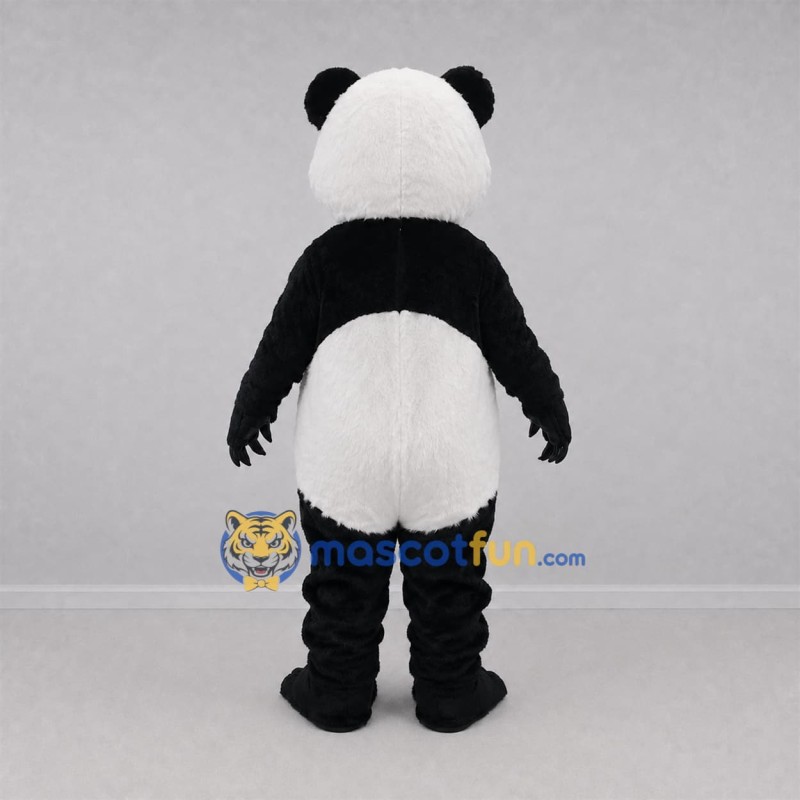 Custom Black and White Panda Mascot Costume Adult Full Body Suit for Wildlife Events Custom Black and White Panda Mascot Costume Adult Full Body Suit for Wildlife Events