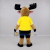 Custom Brown and Yellow Moose Mascot Costume Adult Full Body Suit for Sports Events Custom Brown and Yellow Moose Mascot Costume Adult Full Body Suit for Sports Events