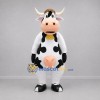 Custom Black and White Cow Mascot Costume Adult Full Body Suit for Farm Events Custom Black and White Cow Mascot Costume Adult Full Body Suit for Farm Events