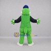 Custom Green and Navy Blue Dragon Mascot Costume Adult Full Body Suit for School Events Custom Green and Navy Blue Dragon Mascot Costume Adult Full Body Suit for School Events