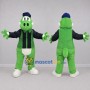 Custom Green and Navy Blue Dragon Mascot Costume Adult Full Body Suit for School Events