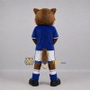 Custom Brown and Blue Fox Mascot Costume Adult Full Body Suit for Soccer Games Custom Brown and Blue Fox Mascot Costume Adult Full Body Suit for Soccer Games