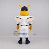 Custom Yellow and White Bee Mascot Costume Adult Full Body Suit for Baseball Games Custom Yellow and White Bee Mascot Costume Adult Full Body Suit for Baseball Games